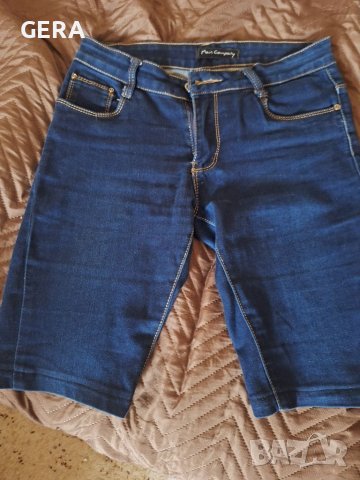 Дамски дънкови панталони М , снимка 1 - Къси панталони и бермуди - 46419751