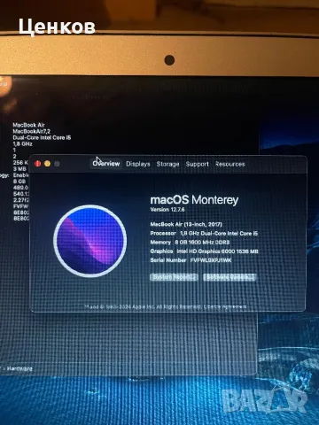 MacBook Air 2017 a1466, снимка 3 - Лаптопи за работа - 47827661