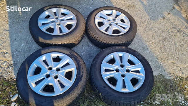 Джанти с гуми тазове Opel Corsa,Adam,Karl 4х100 15ки, снимка 2 - Гуми и джанти - 53174317