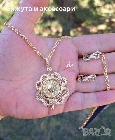 комплект медицинска стомана , снимка 7 - Бижутерийни комплекти - 53177873