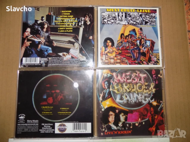 Компакт дискове на-West,Bruce & Laing-Whatever Turns You On/Live n'Kickin'/ Play With Fire/Dontcha, снимка 9 - CD дискове - 40284829