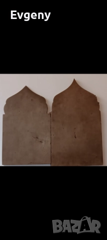 Руска бронзова икона от 19век , снимка 11 - Икони - 52726509