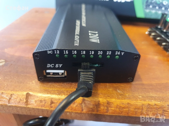 НОВО! Универсално зарядно за лаптоп LAPTOP UNIVERSAL ADAPTOR Работи на 220 и 12 волта., снимка 6 - Лаптоп аксесоари - 51983117