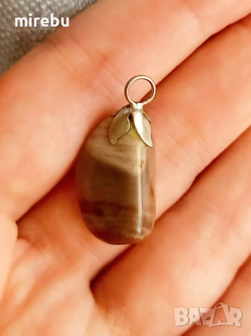 Висулки за колие, сребро, естествен камък, снимка 4 - Колиета, медальони, синджири - 49166407