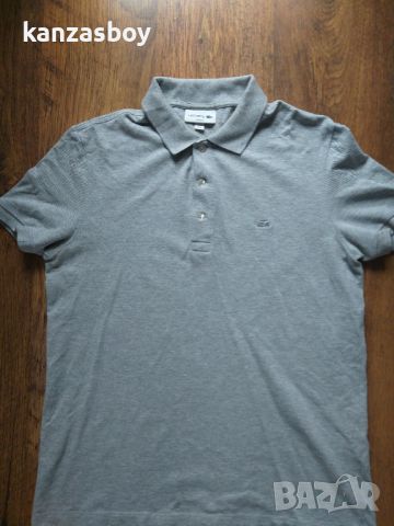 Lacoste Short Sleeve Polo Shirt - страхотна мъжка тениска КАТО НОВА, снимка 6 - Тениски - 45455988