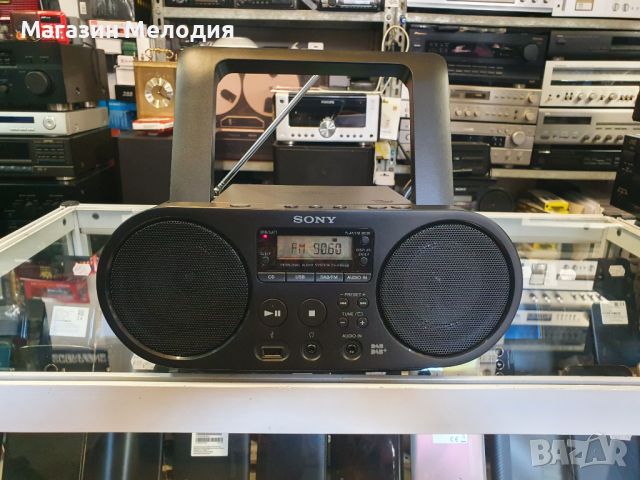 Personal Audio System SONY ZS-PS55B Има радио, диск, usb и aux. В отлично техническо и визуално съст, снимка 4 - Радиокасетофони, транзистори - 46658524