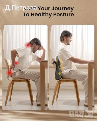 ProtoArc Ергономична възглавница за кръста – мемори пяна, снимка 3 - Други - 53700019