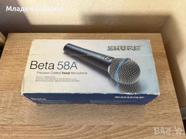 Вокален микрофон Shure Beta 58A, снимка 4 - Микрофони - 45240448