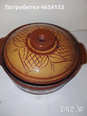 ГЮВЕЧ с КАПАК - 4 литра , снимка 2 - Прибори за хранене, готвене и сервиране - 53543346