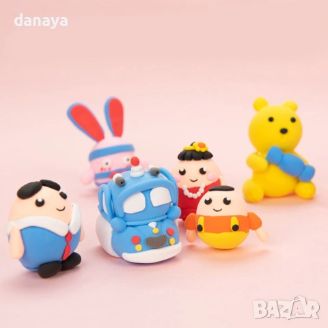 6466 Магически пластилин пяна моделин, 12 цвята с инструменти за моделиране, 12 грама, снимка 6 - Ученически пособия, канцеларски материали - 53721294