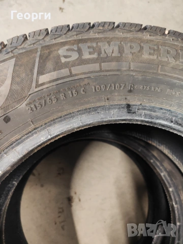 4бр.зимни гуми 215/65/16C Semperit, снимка 9 - Гуми и джанти - 53213327