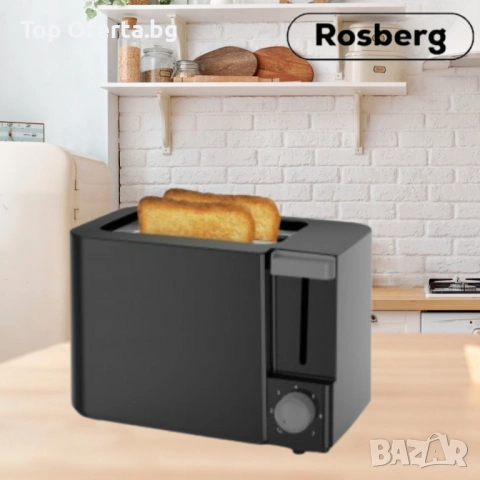 Тостер Rosberg, 700W, снимка 3 - Тостери - 53776727