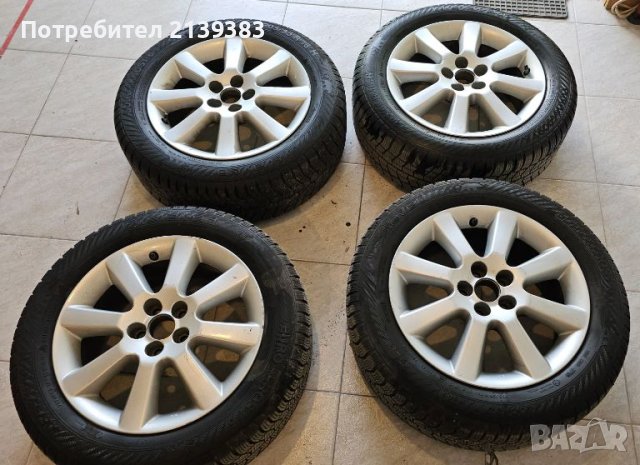 Оригинални джанти 16" Toyota със зимни гуми, снимка 1 - Гуми и джанти - 46145604
