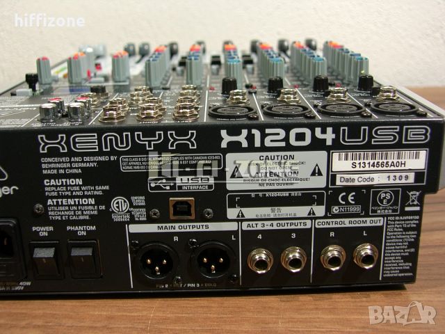  Пулт Behringer xenyx x1204usb /1 , снимка 8 - Ресийвъри, усилватели, смесителни пултове - 46159091