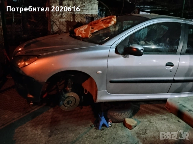 Пежо 206 HD 2000 kb. докоменти налични. , снимка 3 - Части - 53880522