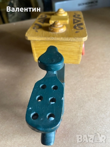 Винтидж триколка за сладолед изработена от дърво, снимка 8 - Декорация за дома - 51952060