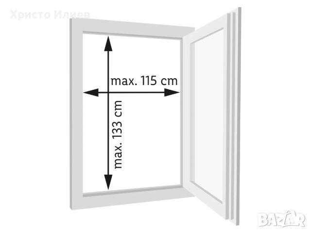 Телескопична Мрежа против насекоми за прозорец Комарник 120 х 140 см, снимка 2 - Други стоки за дома - 46171061