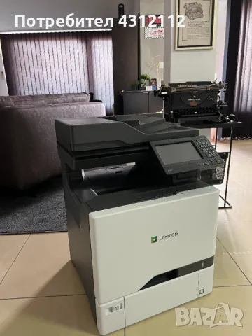 Цветен лазерен принтер Lexmark XC4150 професионален.Скенер, Копир, Факс, снимка 1 - Принтери, копири, скенери - 48123111