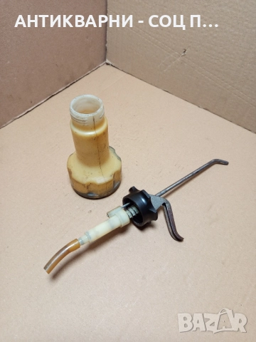 Стара Немска Ръчна Масльонка За Машини Техника. , снимка 5 - Антикварни и старинни предмети - 52189328