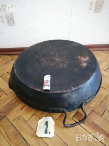 Медни тави и легени ,стари ръчно изковани , снимка 5 - Антикварни и старинни предмети - 42394599