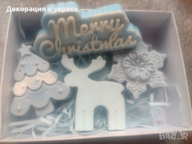 Сет от 4 броя ароматни Коледни сапуни