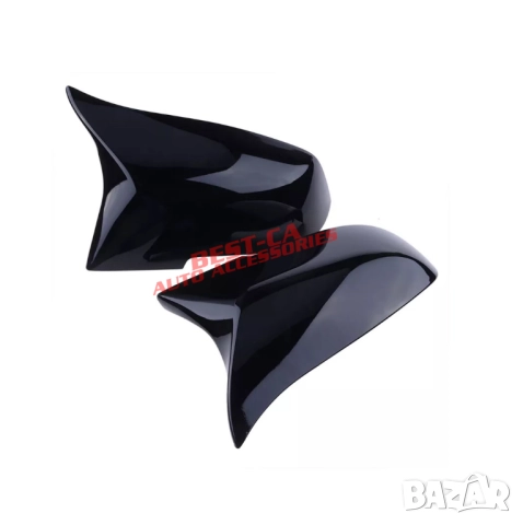 Капаци за огледала със щипки черен пиано лак Batman Style подходящи за BMW F20 F21 F22 F30 F31 F32 , снимка 4 - Аксесоари и консумативи - 51973937