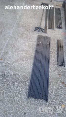 Шатра vidaXL, Плат, Таупе, 4 x 3 x 2.73 m, 32.63 kg за ремонт или части, снимка 7 - Палатки - 52344372