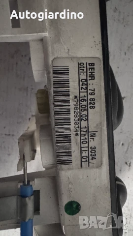 Климатичен блок / панел / табло за Renault Kangoo - 798283034 / 79828, снимка 2 - Части - 50672123