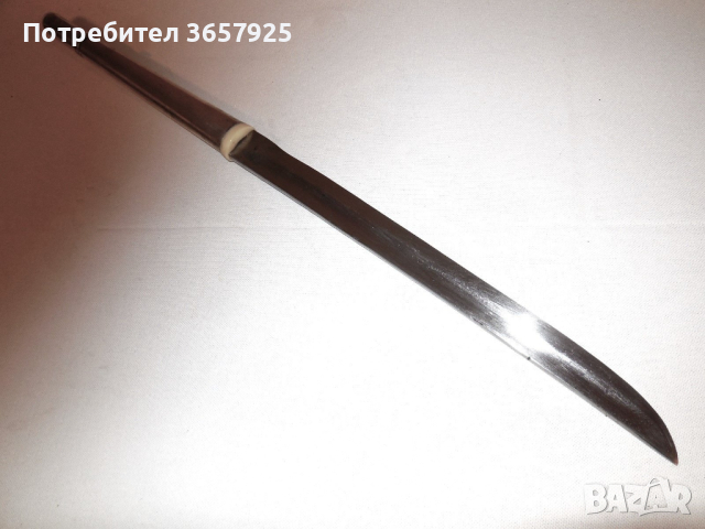 Стар къс меч със сребърна дръжка началото на 20 век, снимка 3 - Антикварни и старинни предмети - 44949450
