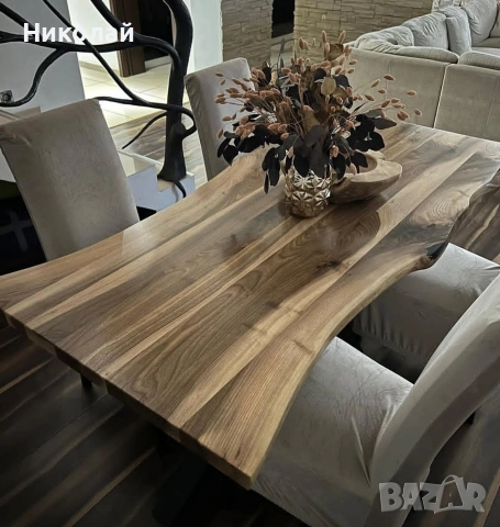 Маса от масив орех, снимка 13 - Маси - 53541669