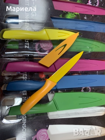 Комплект 5 бр. ножове, снимка 6 - Прибори за хранене, готвене и сервиране - 52800580