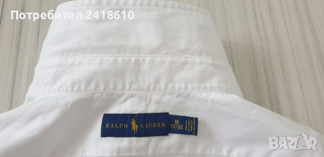 POLO Ralph Lauren Slim Fit  Cotton Mens Size M /15/32/33 ОРИГИНАЛ! НОВО! Мъжка Риза!, снимка 13 - Ризи - 46010290