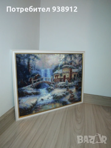 Диамантена картина "Зимна приказка"