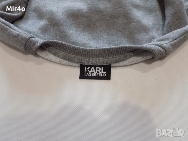 блуза karl lagerfeld тениска фанела худи пуловер горнище суичър мъжка оригинална M, снимка 4 - Спортни дрехи, екипи - 46900419