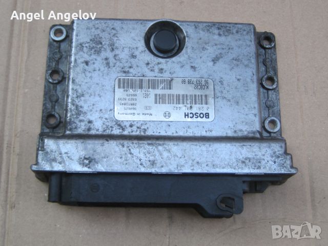 Компютър двигател ECU 9626373980, 0281001442 Bosch , за  Fiat Ducato SCUDO 1.9 TD PEUGEOT 806 Citroe, снимка 1 - Части - 46808659