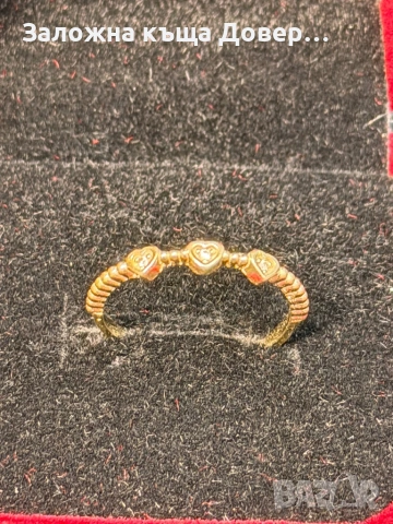 Златен пръстен халка ЧИСТО НОВ Gold halka prasten, снимка 5 - Пръстени - 53624252