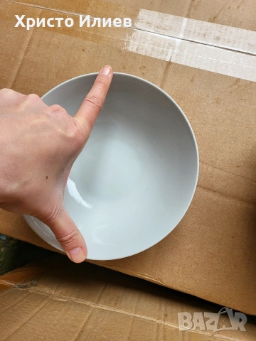 Комплект за хранене от порцелан van Well Ella чинии чаши купички сервиз, снимка 4 - Сервизи - 53762295