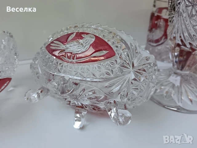 Пълен сервиз за уиски, оловен кристал , снимка 5 - Сервизи - 51223756