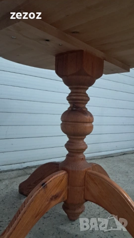 Маса малка масив бор №18, снимка 5 - Маси - 53323264