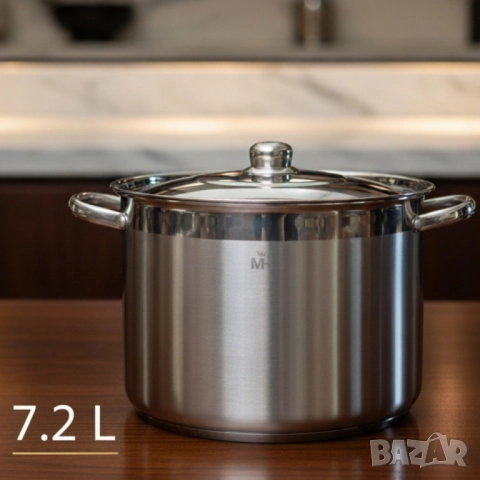 Неръждаема тенджера - MERCURY HAUS COSMO PREMIUM – издържа натоварване, снимка 7 - Други - 51961056