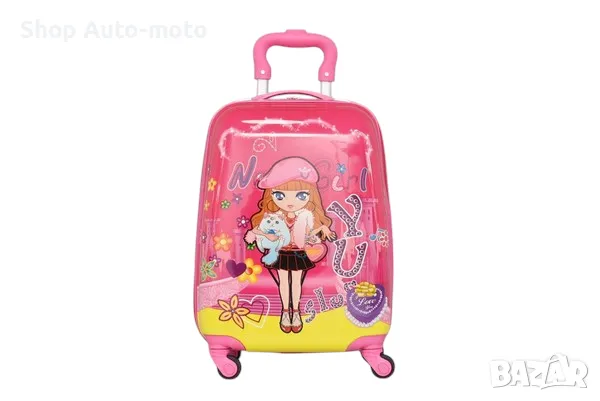 Детски куфар от поликарбон с различни детски картинки 31800, Automat, снимка 8 - Куфари - 33742330