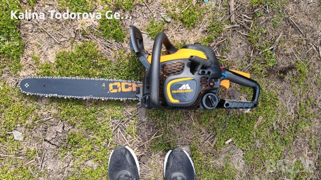 Продавам бензинов верижен трион на McCulloch CS 50S, снимка 6 - Моторни триони/резачки - 53851662