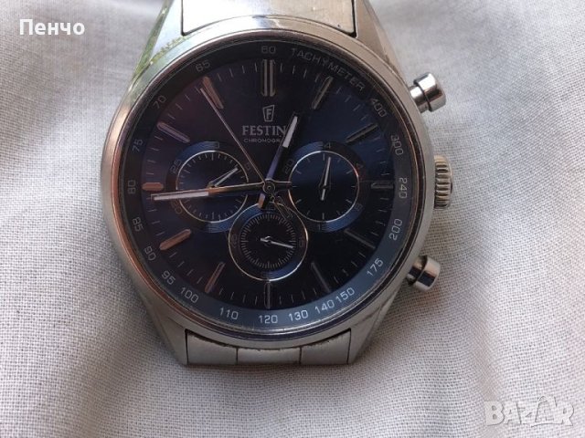 стар ръчен часовник "FESTINA" CHRONOGRAPH  F16820, снимка 7 - Антикварни и старинни предмети - 45888294