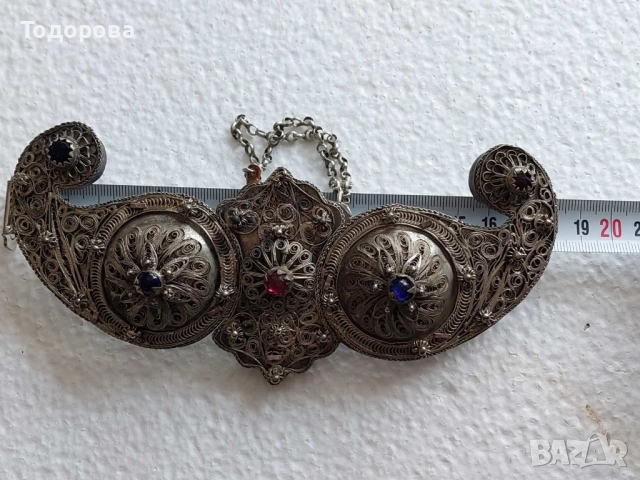 Прекрасни филигранни пафти с живачна позлата,втората пафта е с цена 1800 лв., снимка 14 - Антикварни и старинни предмети - 52074993