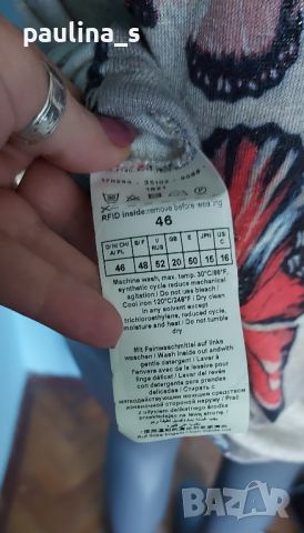 Разкошна туника в пеперуден принт "Gerry Weber" / голям размер , снимка 8 - Туники - 45900573