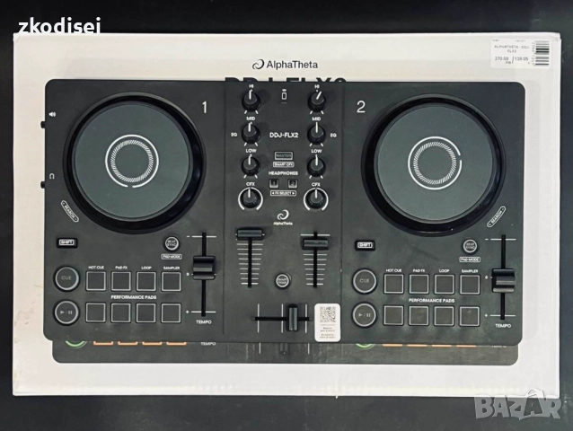 DJ контролер ALPHATHETA DDJ-FLX2, снимка 2 - Ресийвъри, усилватели, смесителни пултове - 51506358