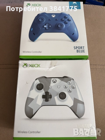 Xbox контролери Sport Blue и Winter Forces като ново комплект
