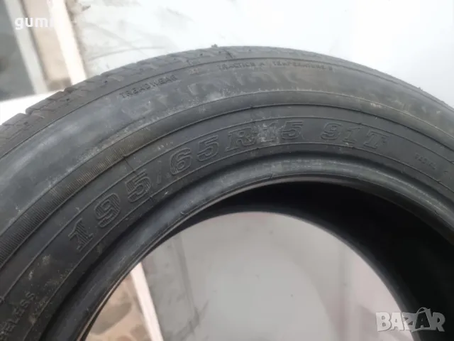 2бр летни гуми 195/65/15 DUNLOP L02343 , снимка 4 - Гуми и джанти - 48785210