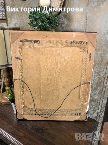 Гоблен "Златната теглилка" , снимка 10 - Гоблени - 50473044