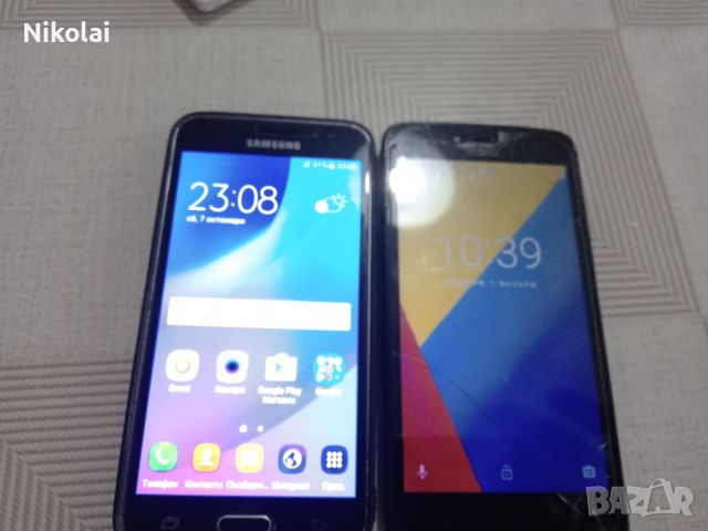 Телефони MotoC и Samsung j3   за части 